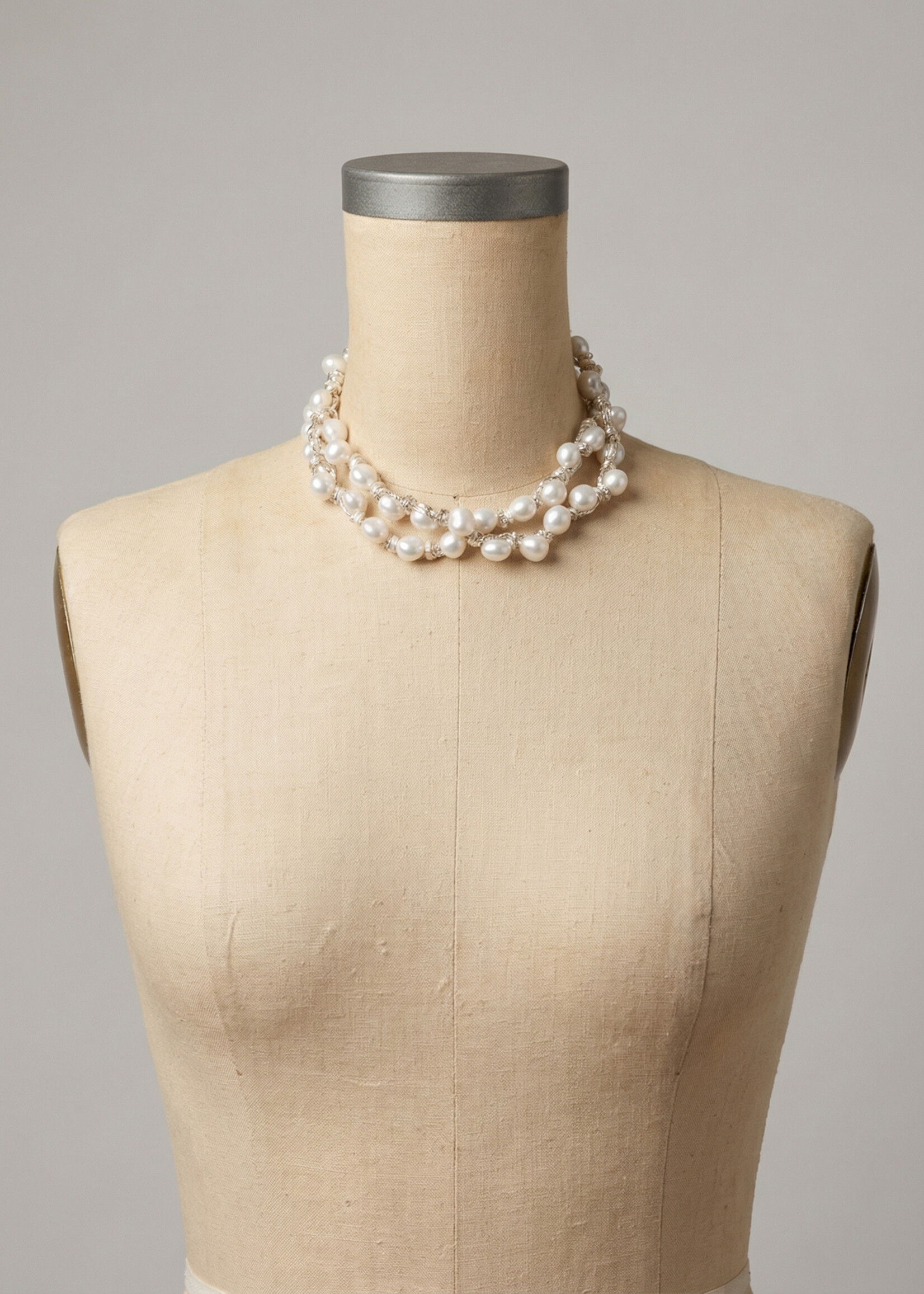 MEL MEL JOYERIA COLLAR VDOBLE SAND