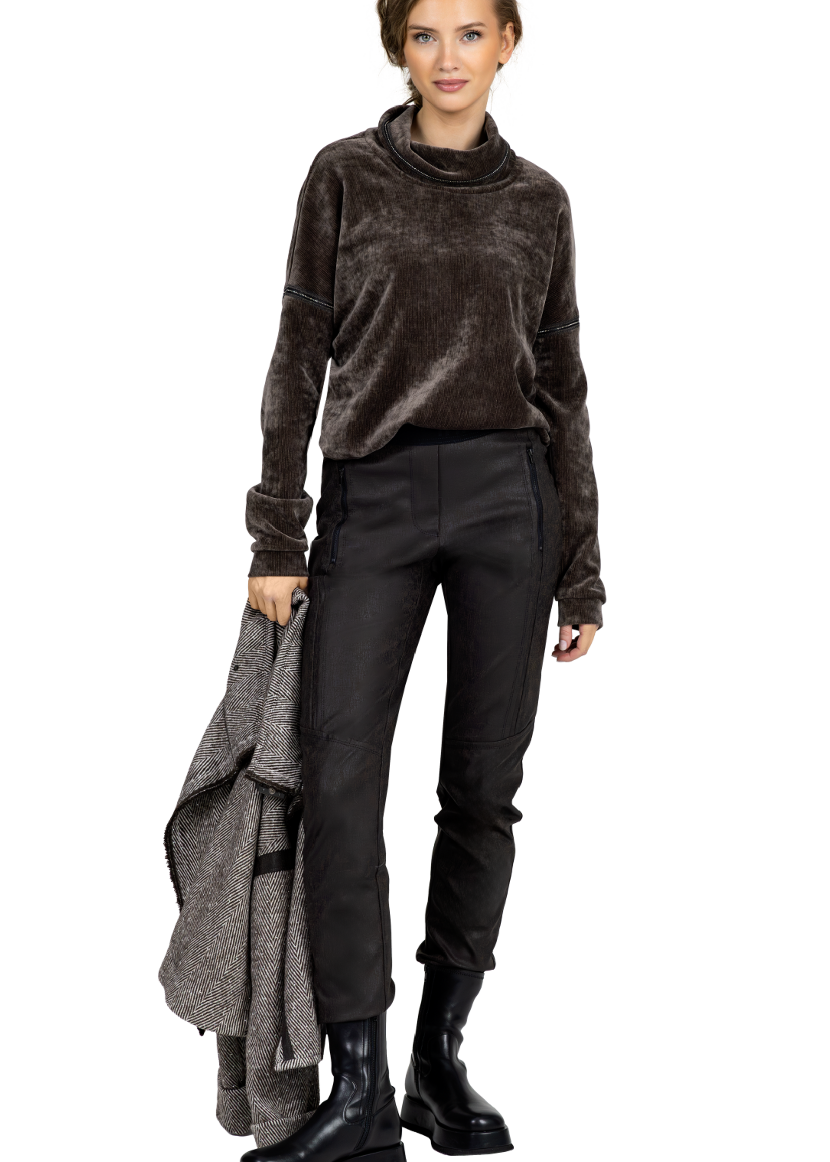 BH BH PANTALON JOGGER BRWN/BLK