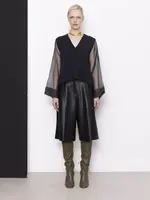 NUD NUD BLUSA W/ORGANZA