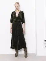 NUD NUD VESTIDO VNECK VELVET