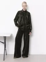 NUD NUD PANTALON VELVET WIDE L