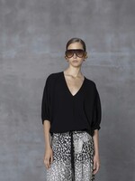 NUD NUD BLUSA KNIT W/DRAWSTRING