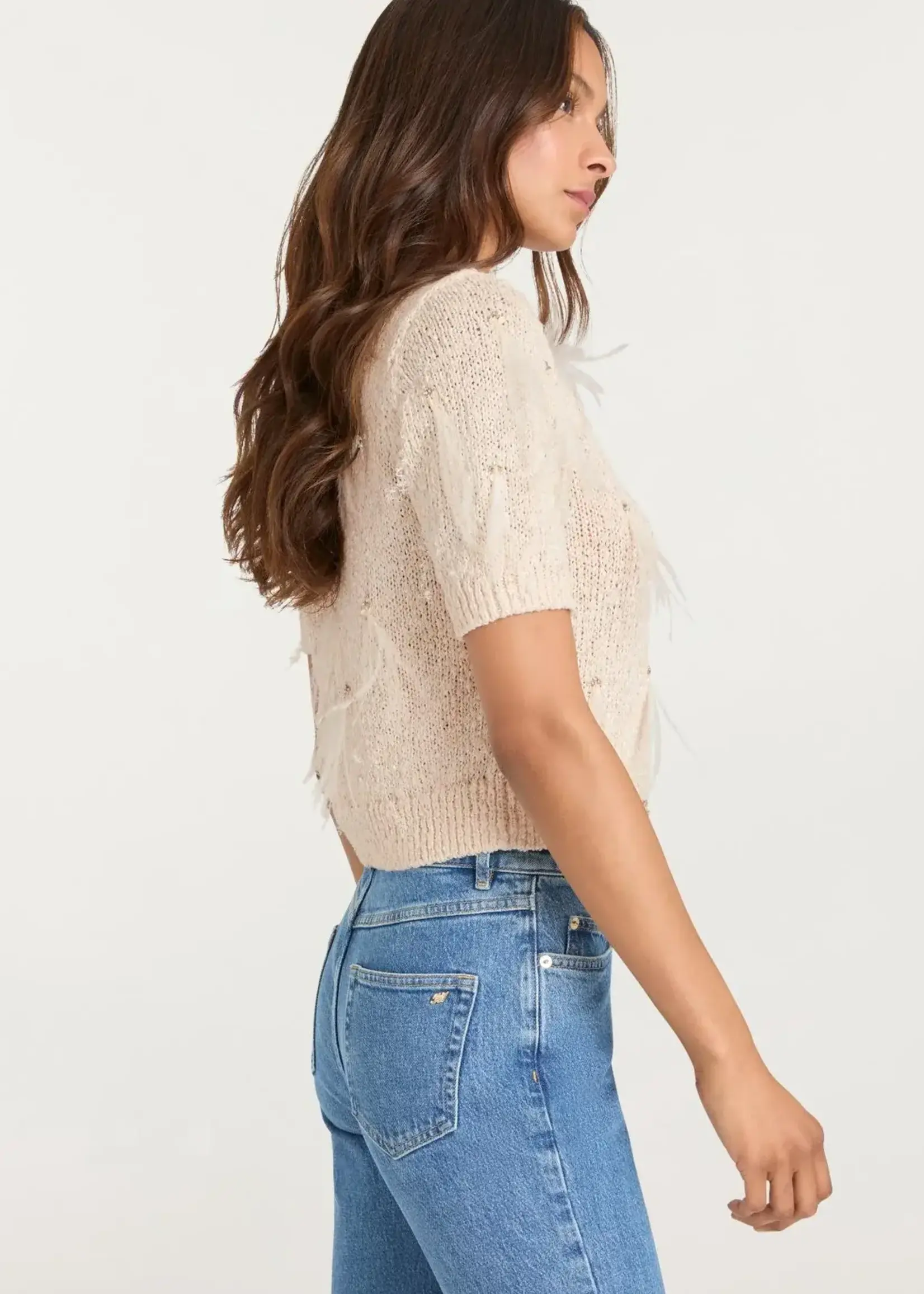 CINQ CINQ SWEATER CARDI CORALIE