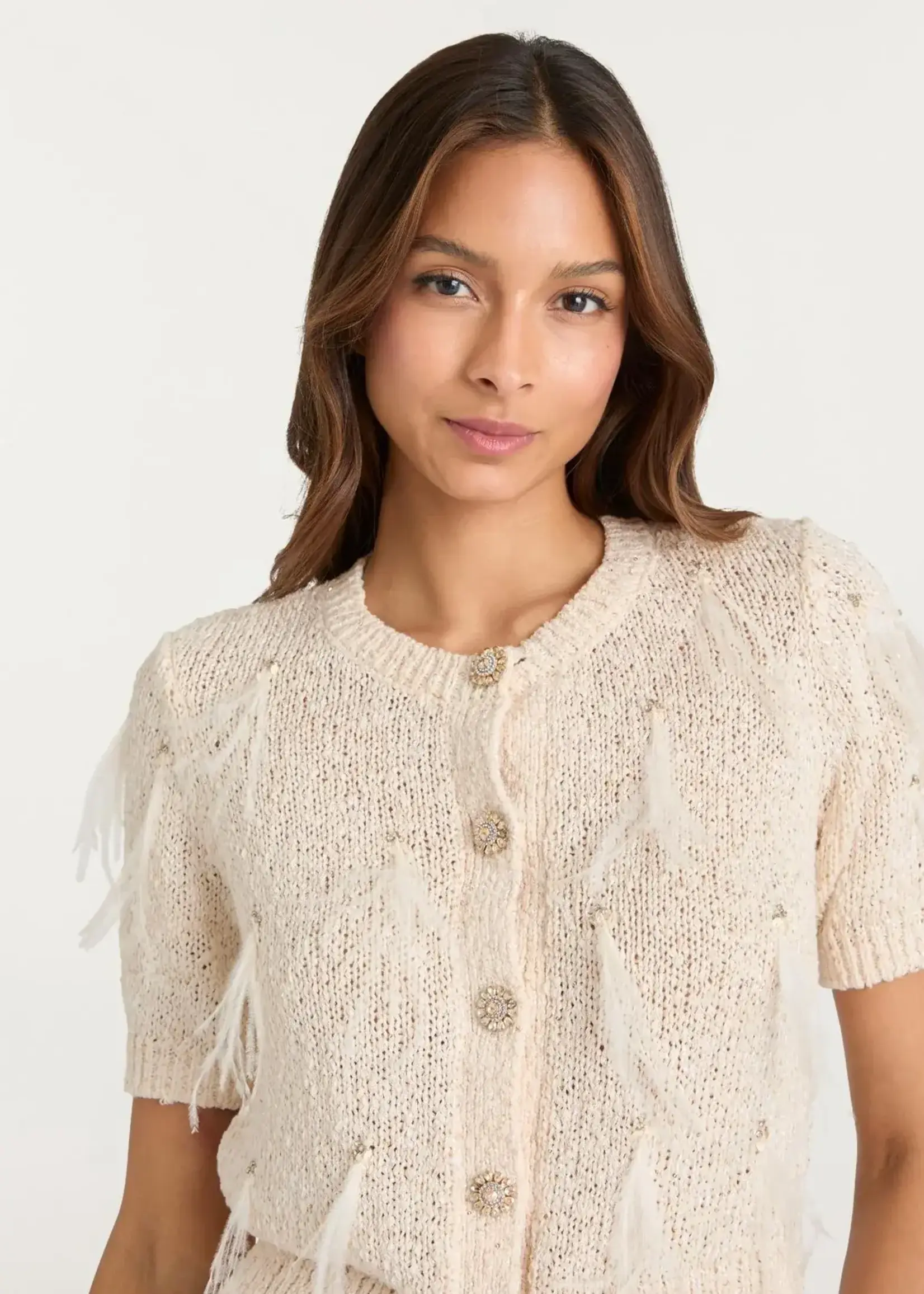 CINQ CINQ SWEATER CARDI CORALIE