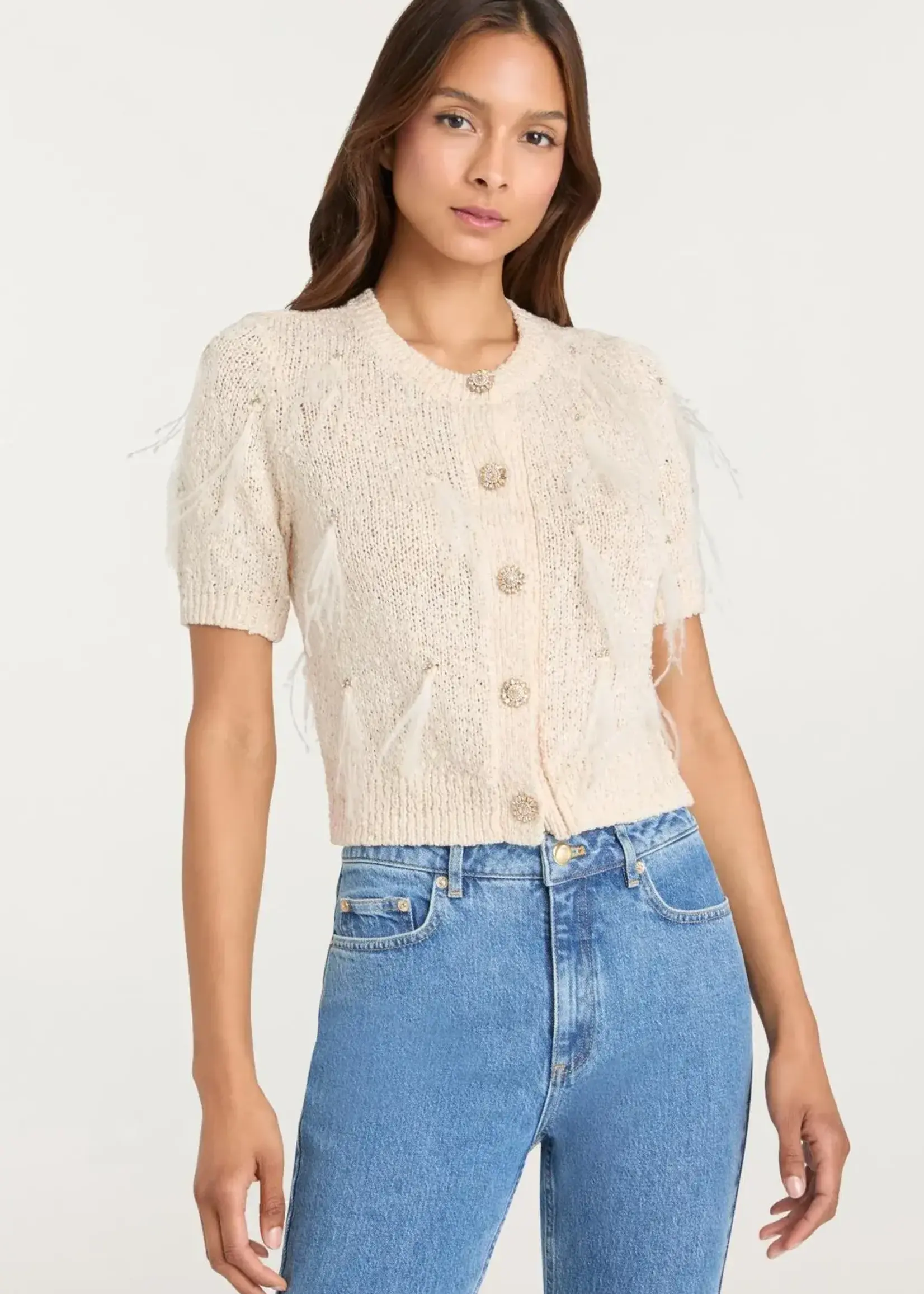 CINQ CINQ SWEATER CARDI CORALIE