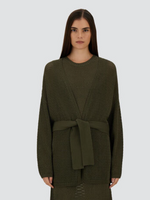 HER HER SWEATER CARDI OPENWORK