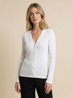 PUR PUR SWEATER CARDI SLIM