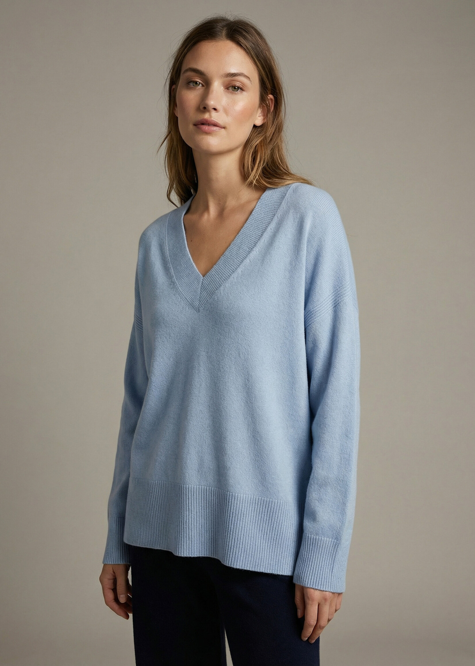 PUR PUR SWEATER V NECK