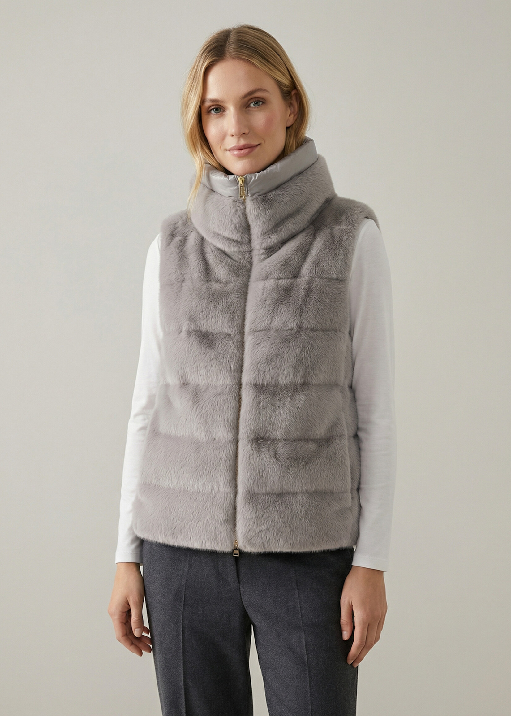 HER HER CHALECO IN LADY FUR & ULTRA