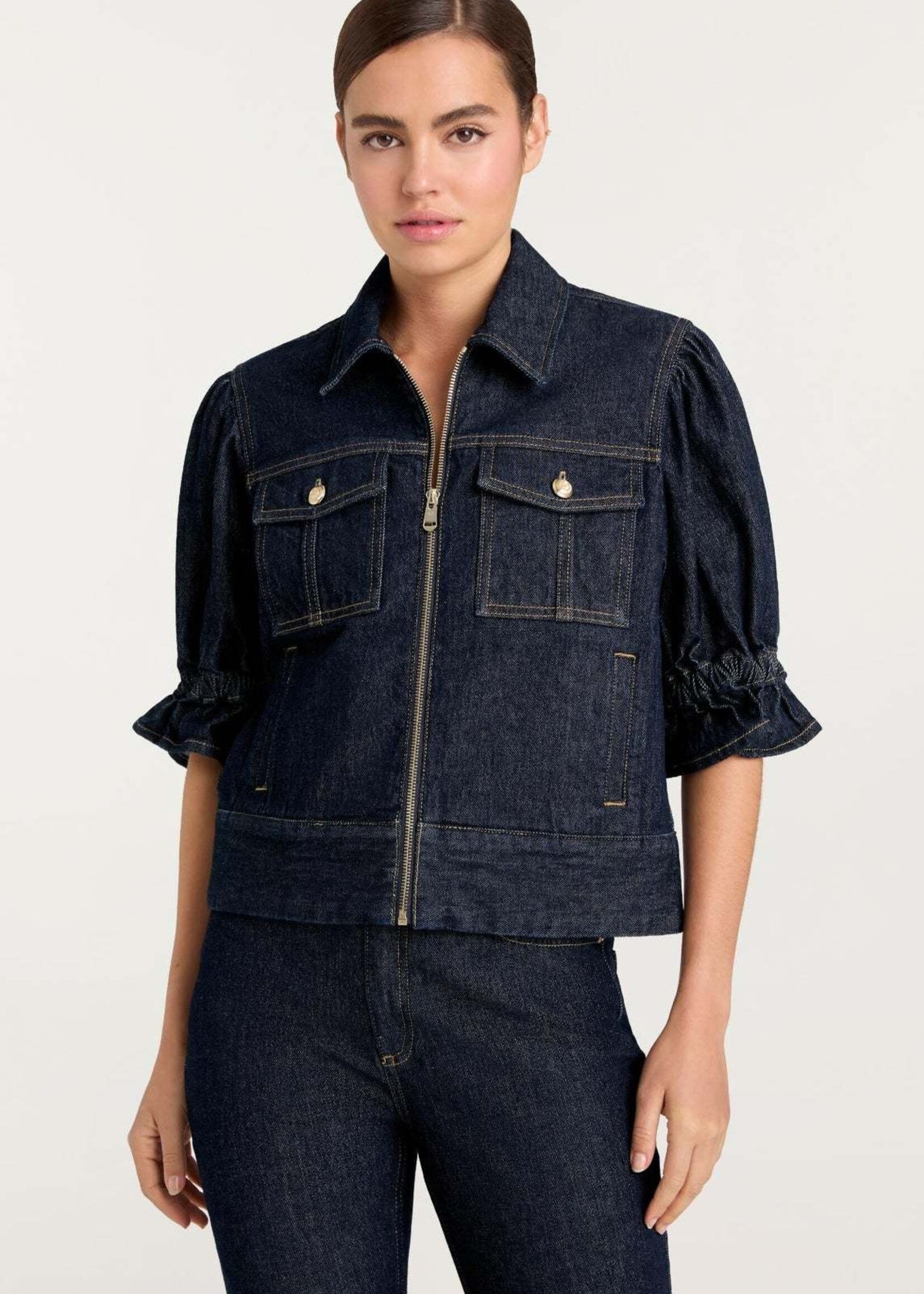 CINQ CINQ CHAMARRA HOLLY DENIM INOIR