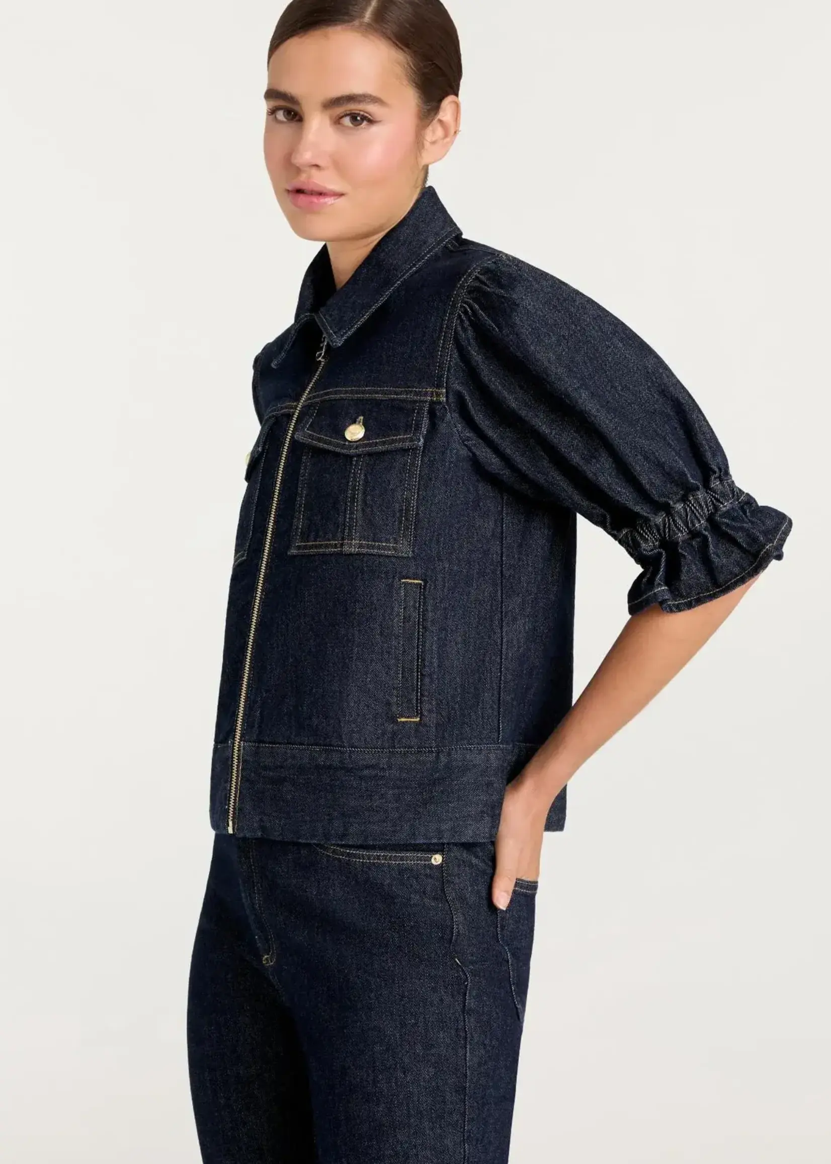 CINQ CINQ CHAMARRA HOLLY DENIM INOIR