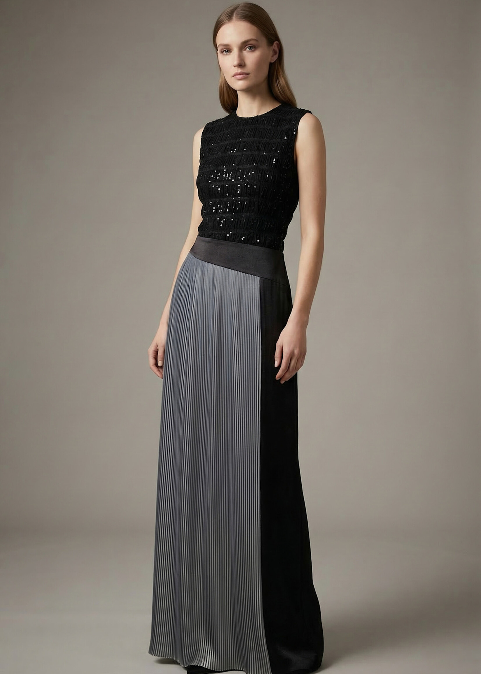 NON NON VESTIDO PLEATS