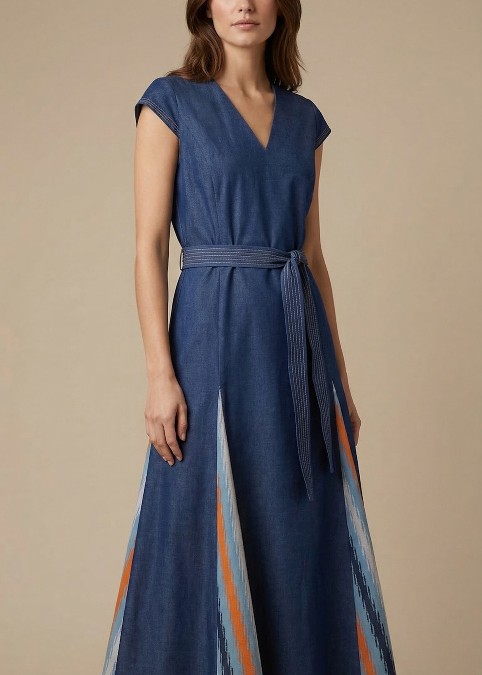 NON NON VESTIDO STATIC STRIPES DENIM