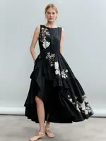 PSO PSO VESTIDO POPLIN RUFFLE