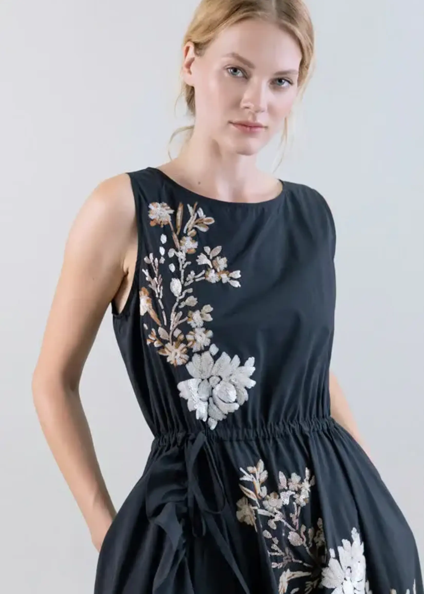 PSO PSO VESTIDO POPLIN RUFFLE