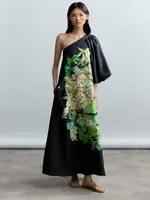 PSO PSO VESTIDO HYDRANGEA BRUSH