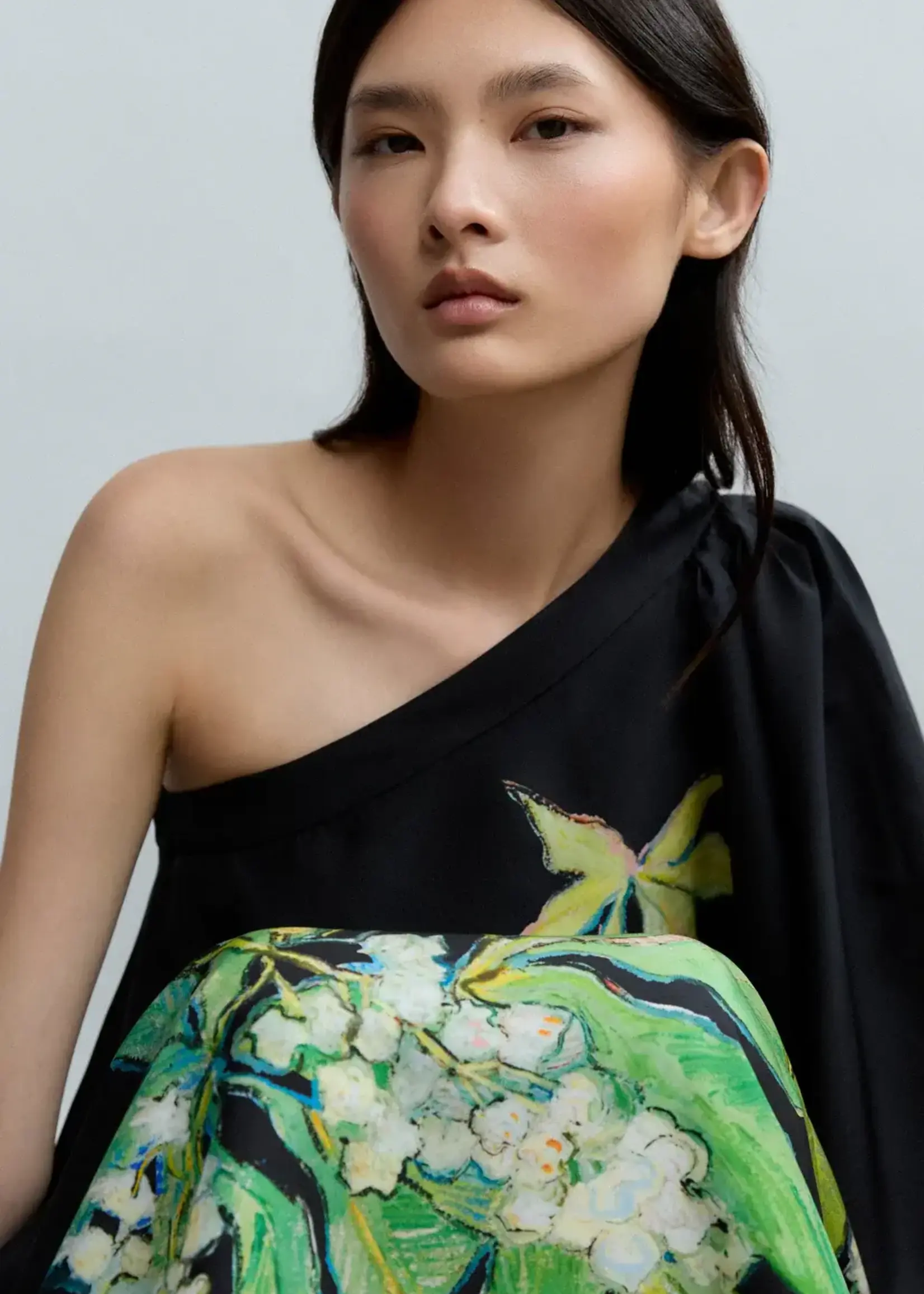 PSO PSO VESTIDO HYDRANGEA BRUSH