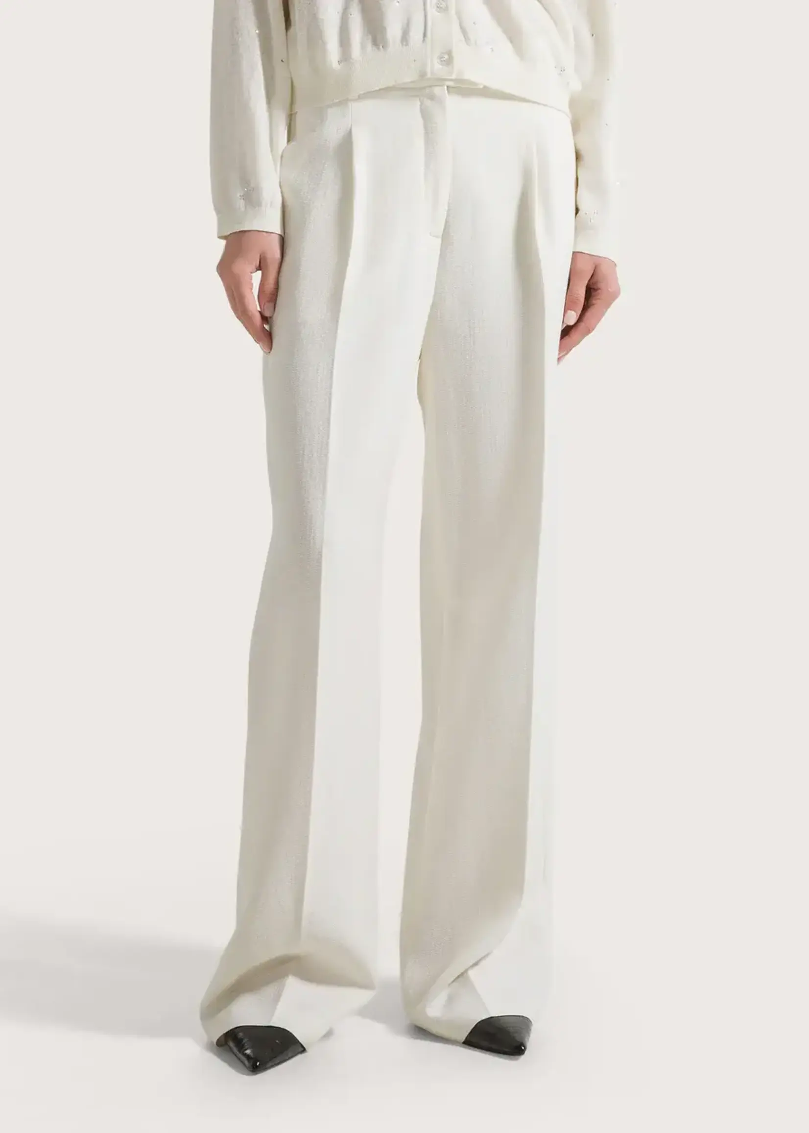 SEV SEV PANTALON HERRINGBONE CREPE