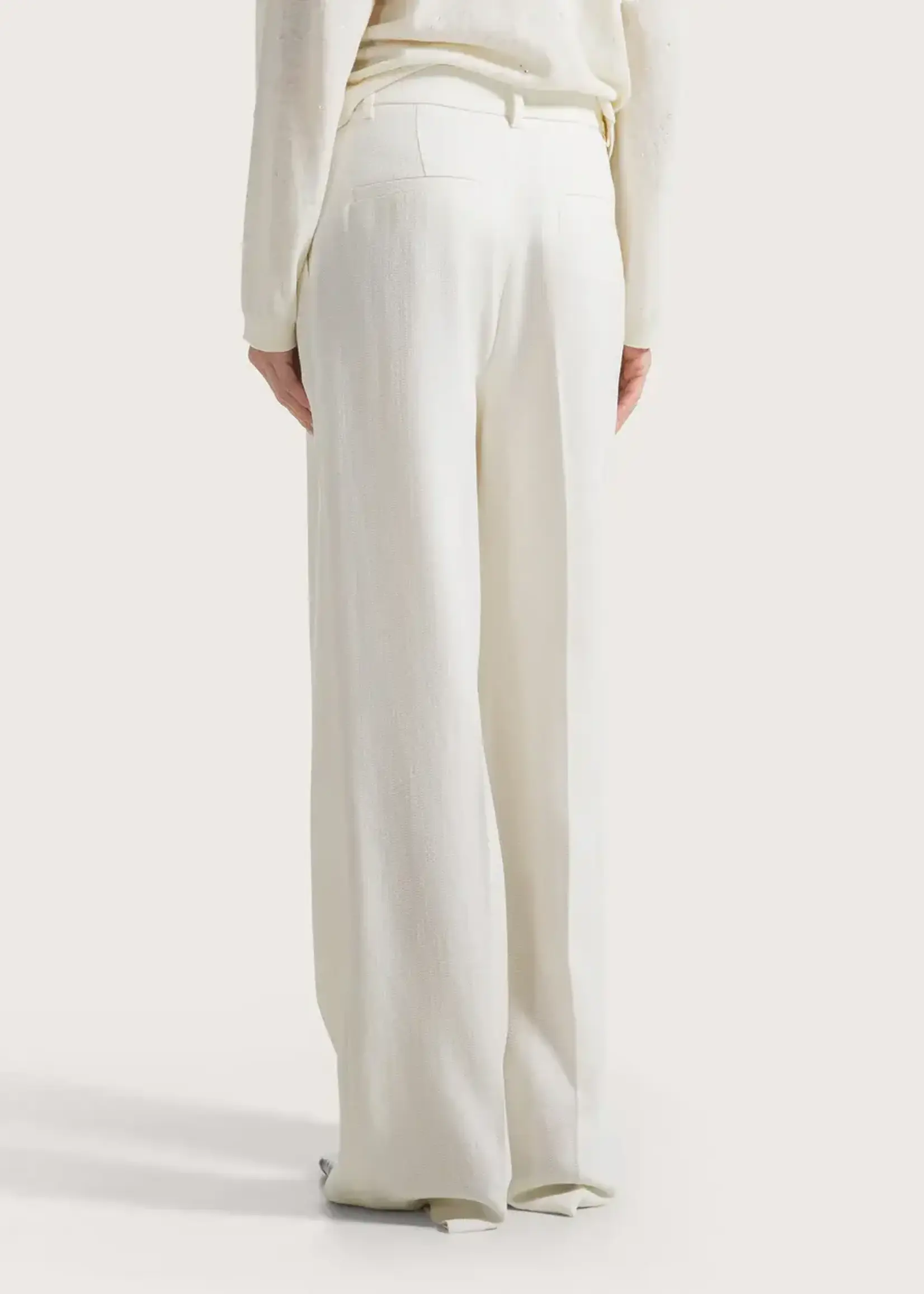 SEV SEV PANTALON HERRINGBONE CREPE