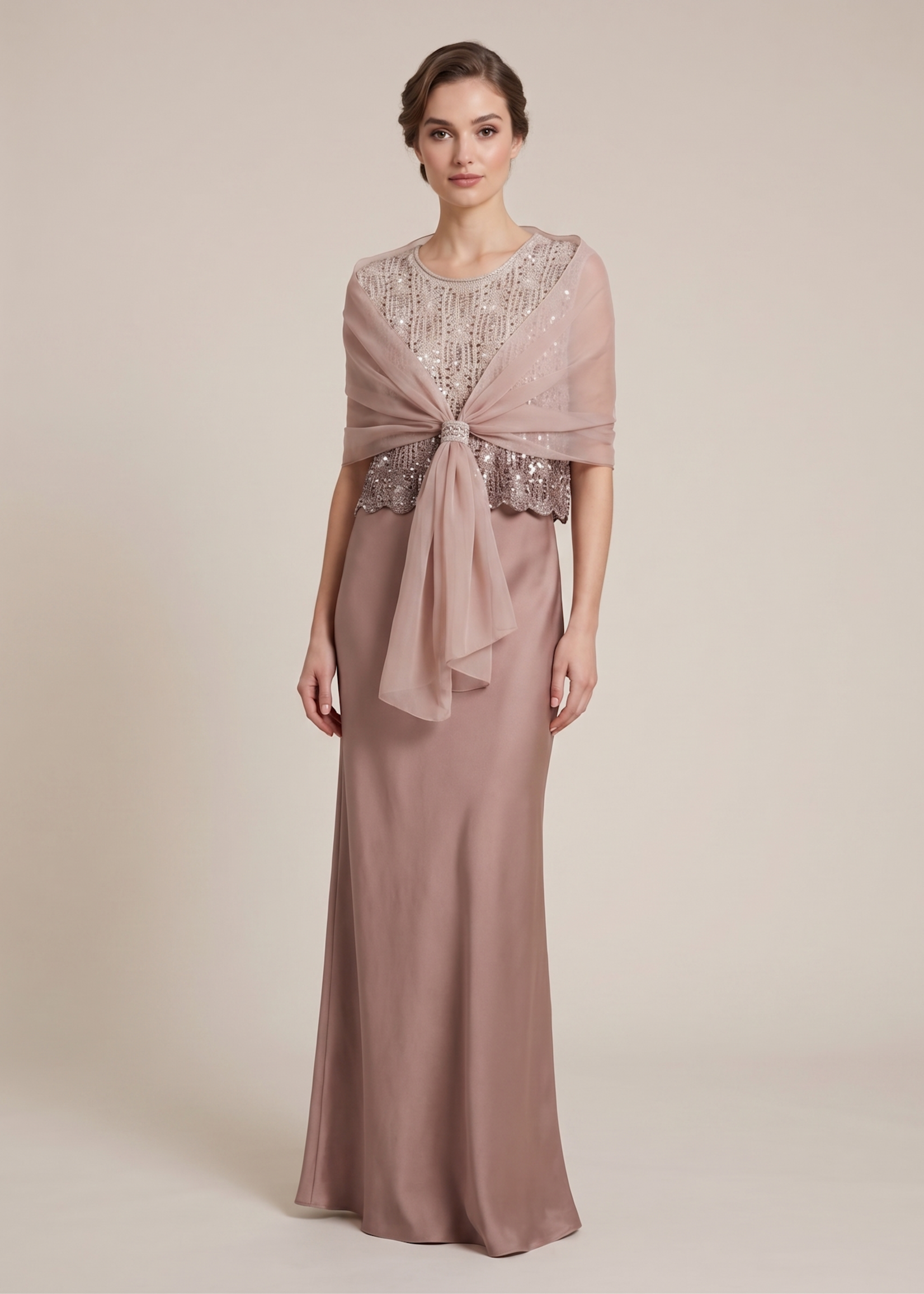 DE DE PASHMINA SILK MOCHA