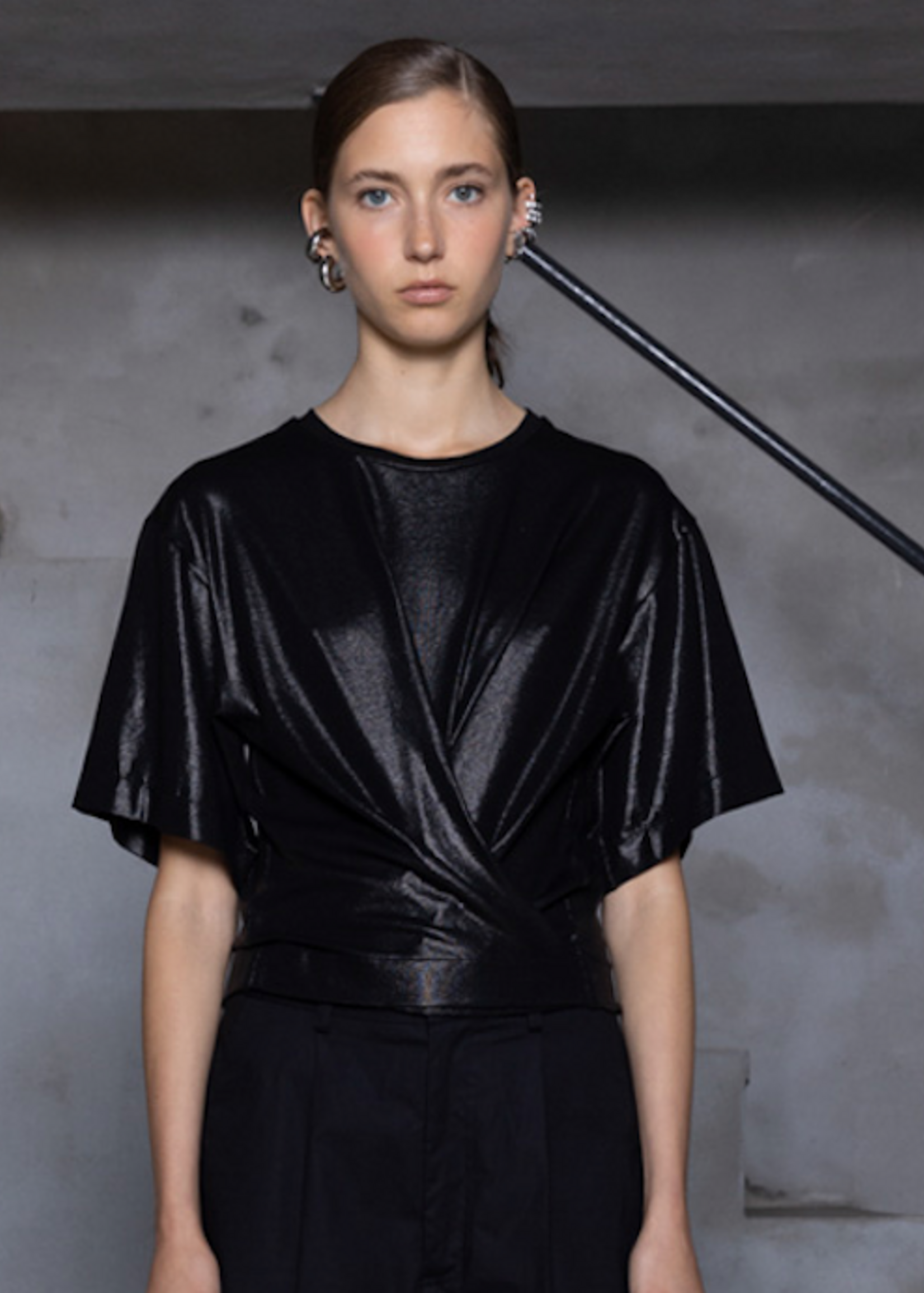 NUD NUD BLUSA LAMINATED