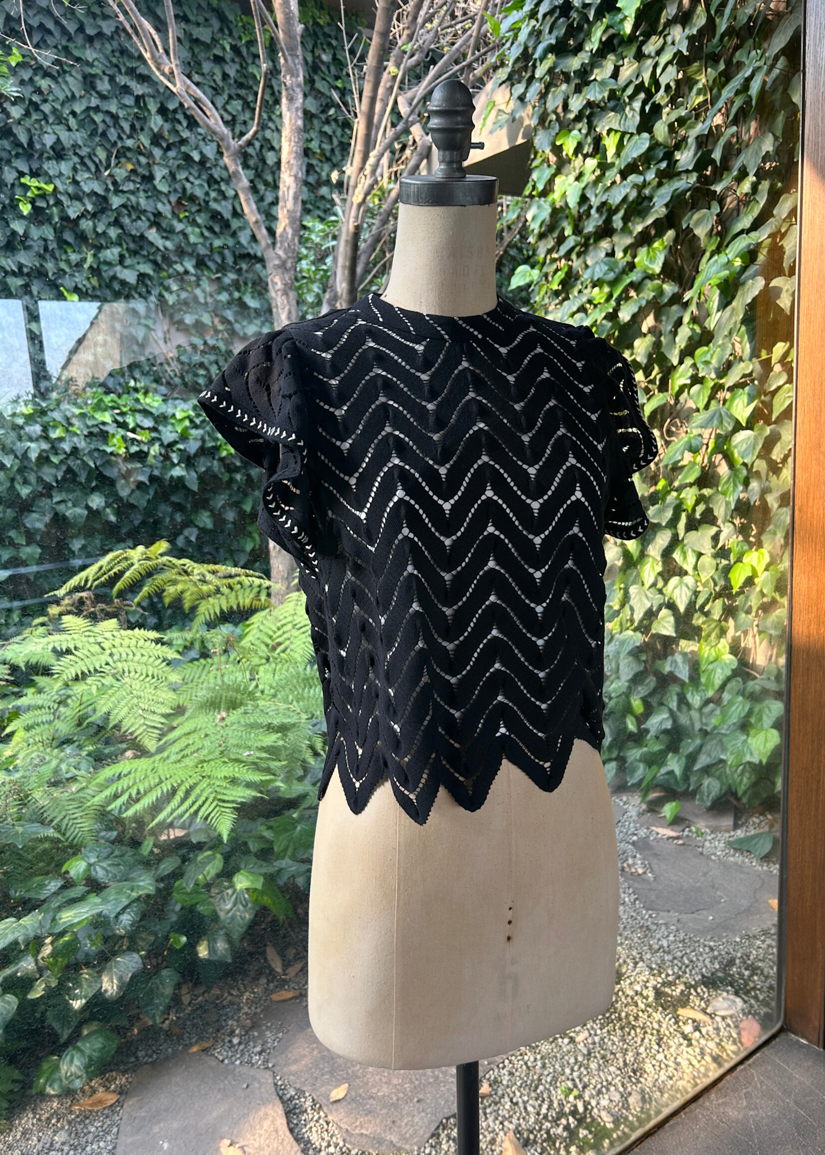 NON NON BLUSA CHEVRON