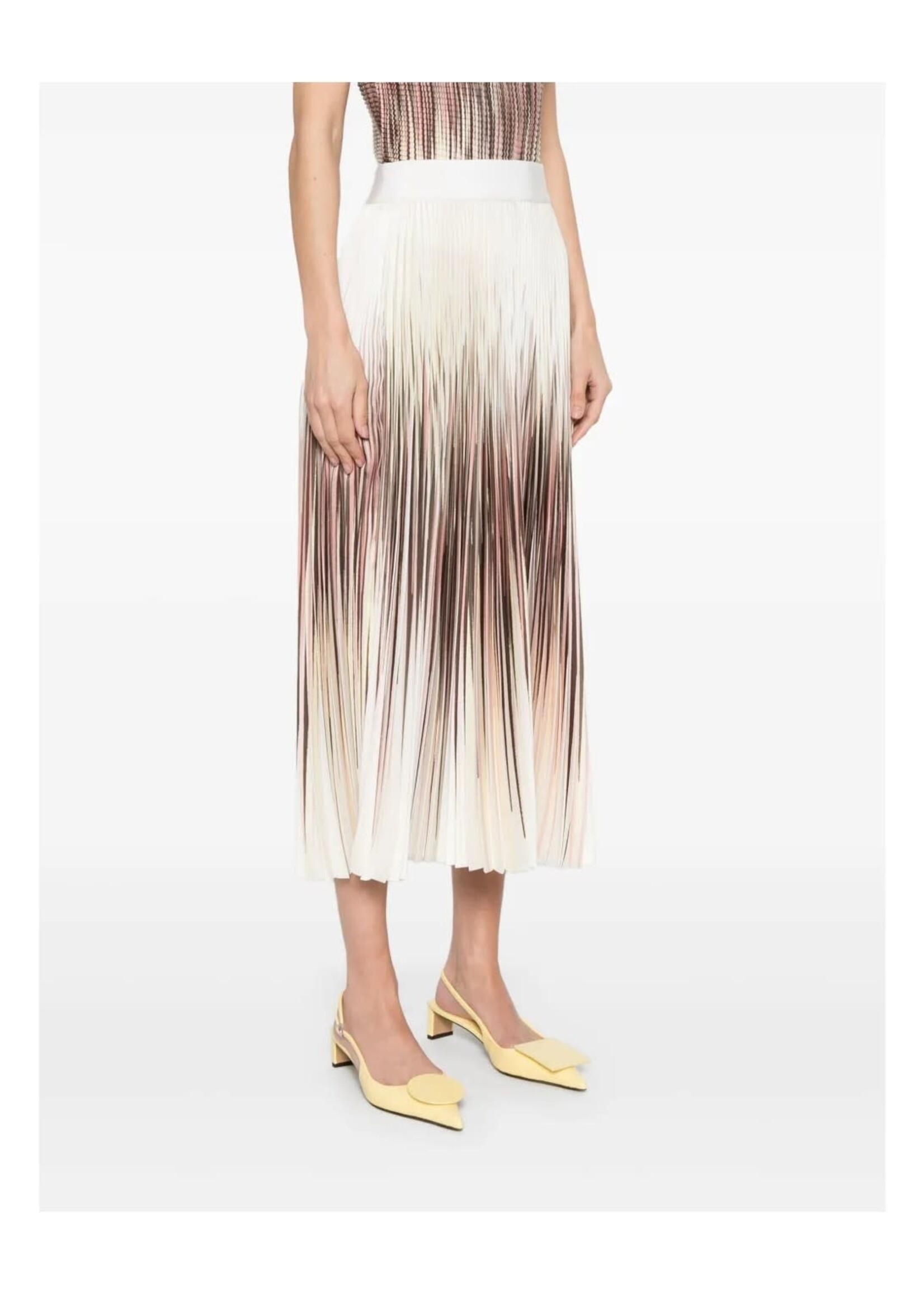 HER HER FALDA SHADES OF PLISSE