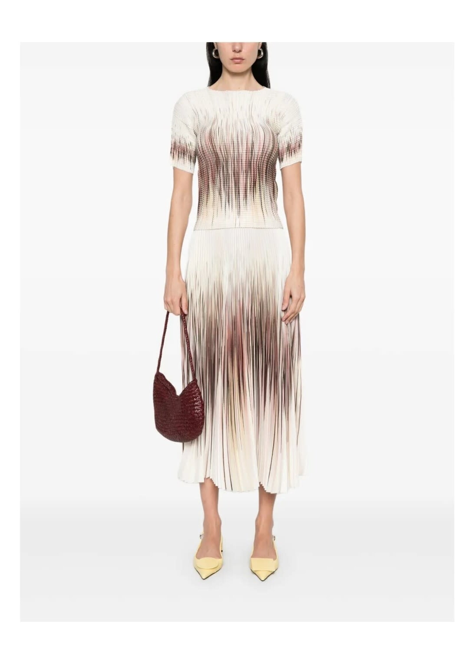 HER HER FALDA SHADES OF PLISSE