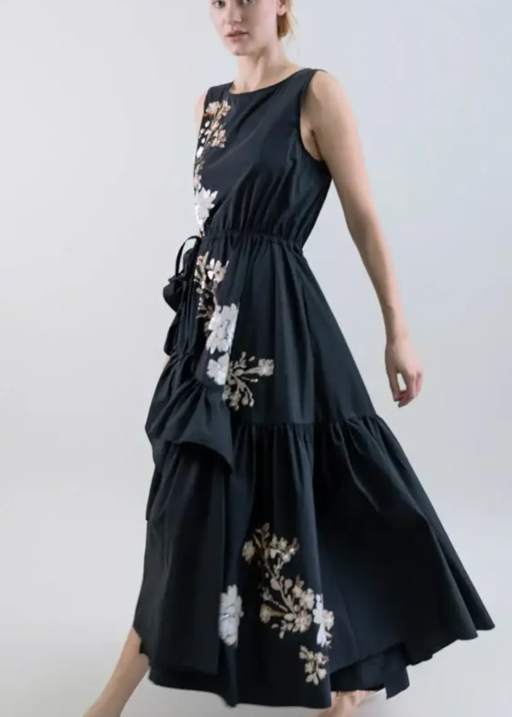 PSO PSO VESTIDO POPLIN RUFFLE