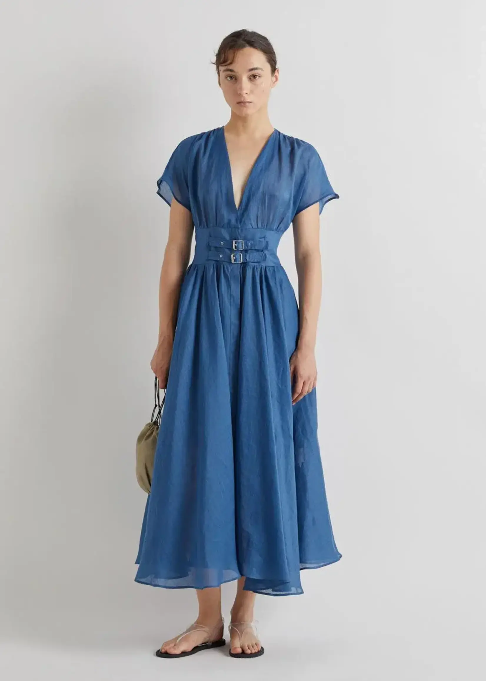 MEIM MEIM VESTIDO RAMEN CERULEO