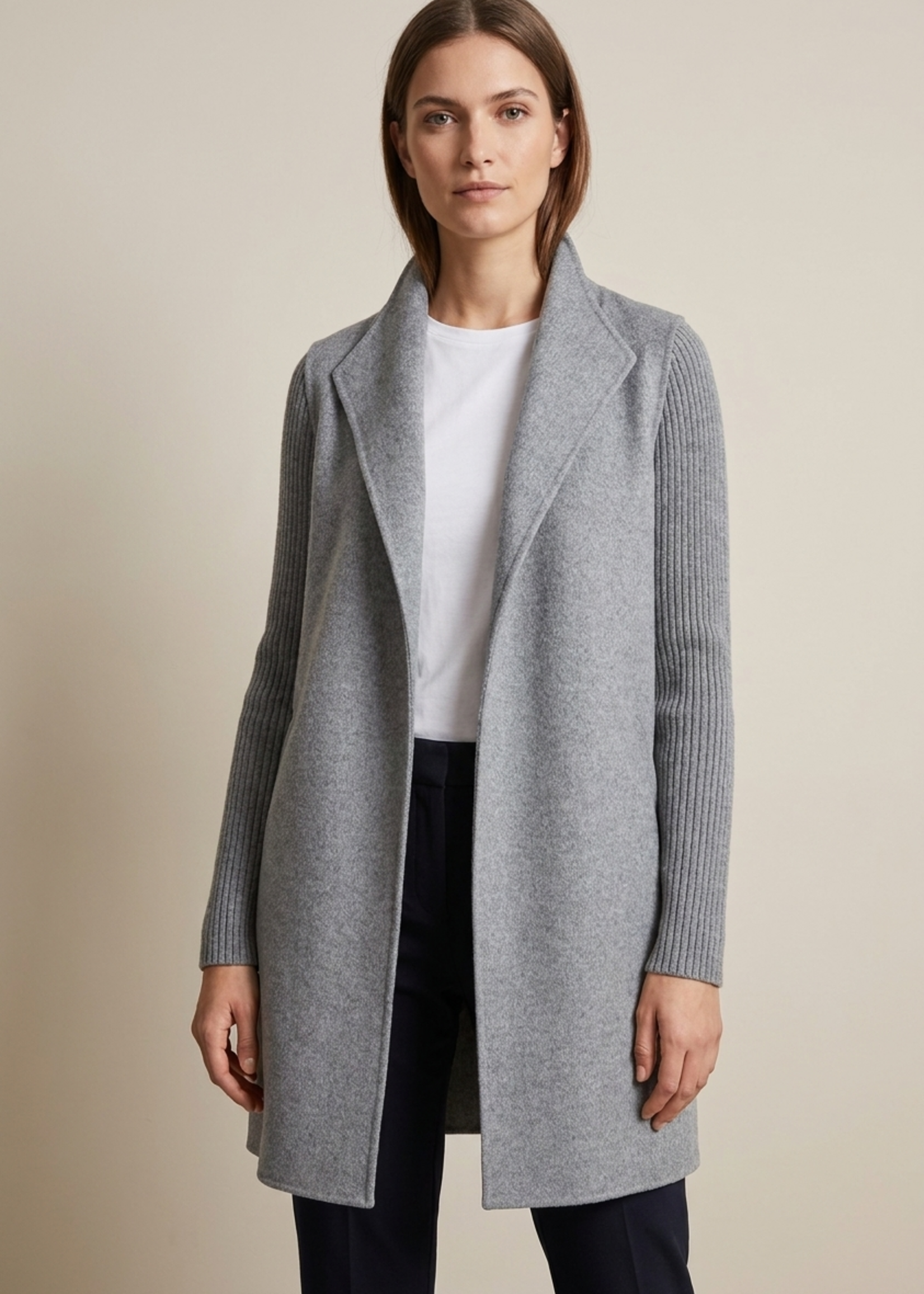 KIN KIN ABRIGO RIB SLEEVE