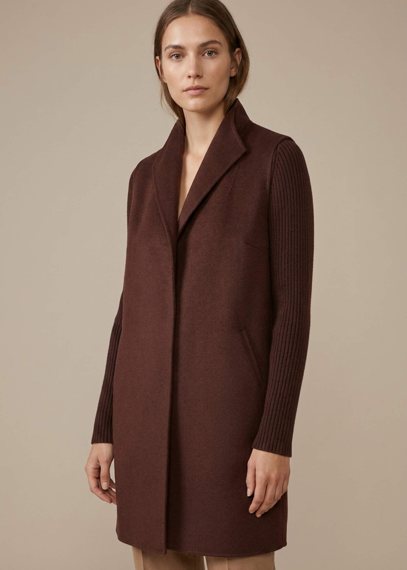 KIN KIN ABRIGO RIB SLEEVE