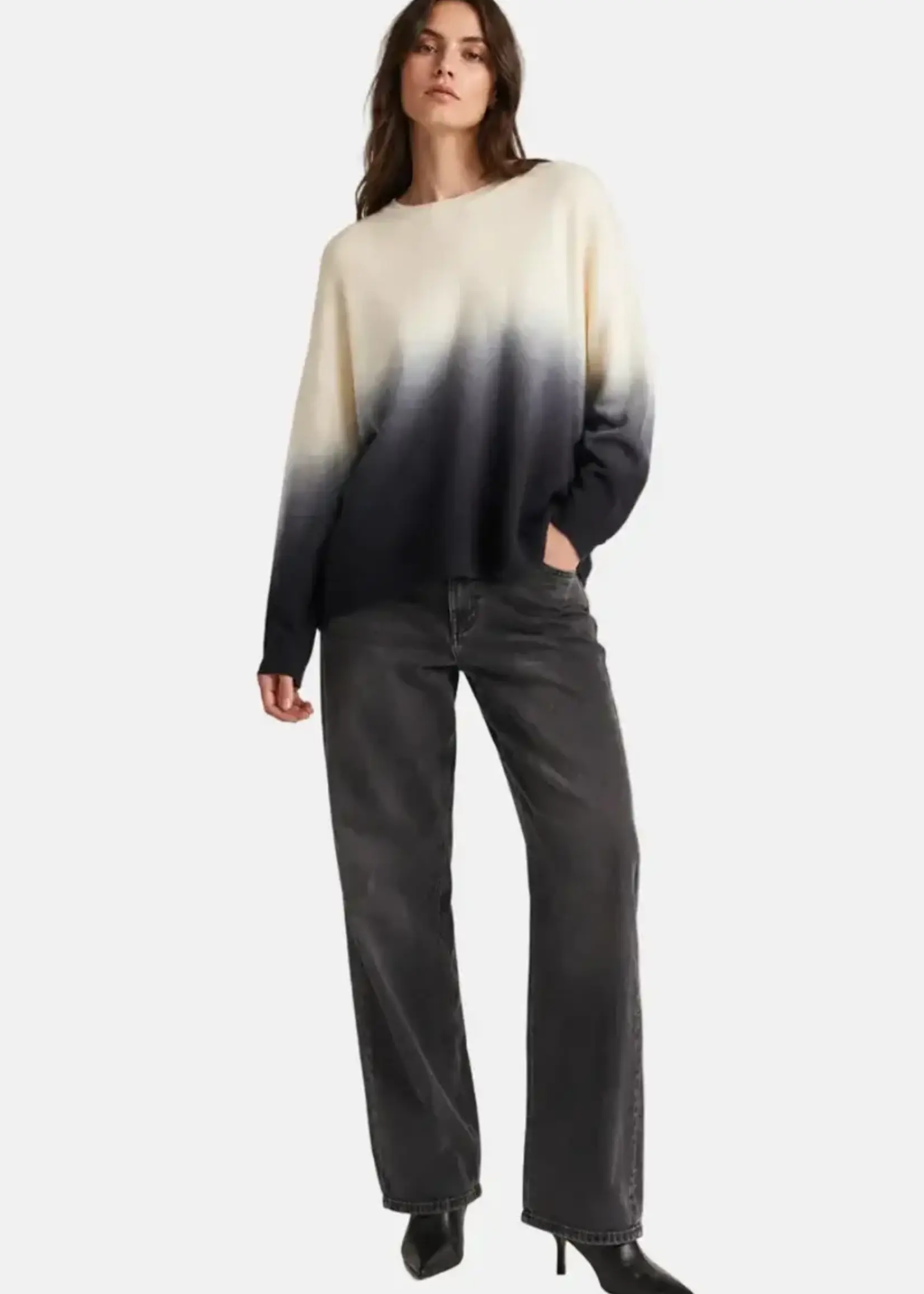 KUJ KUJ SWEATER JESSY DYE NOIR
