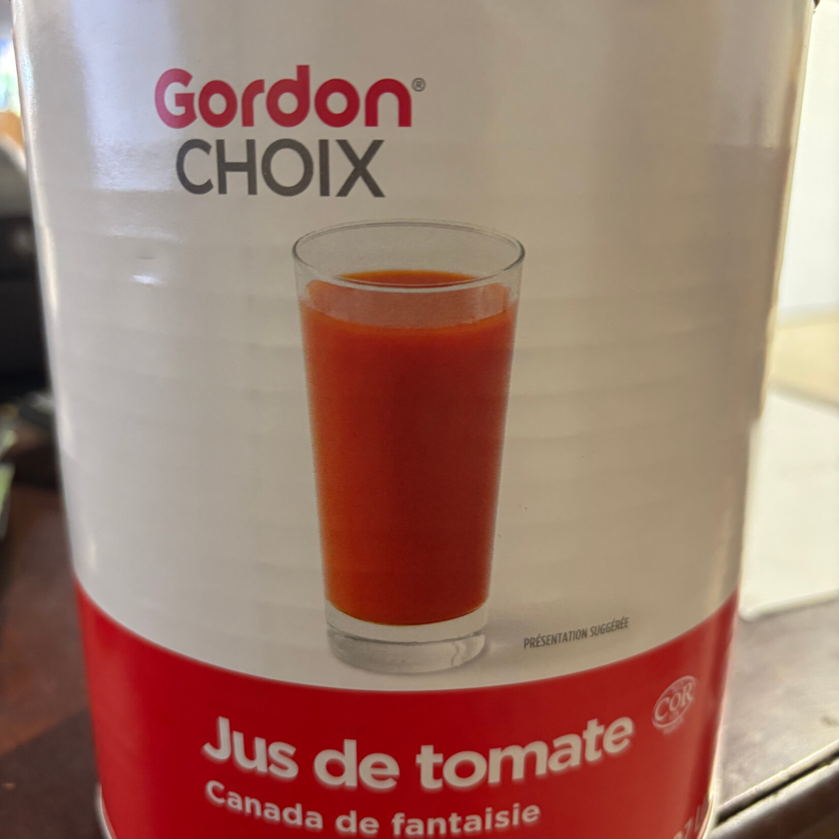 Gordon Choice Jus de tomate, conserve 2.84 L (1162739)
