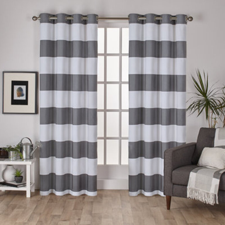 Agim Cotton Blend Light Filtering Curtain Pair