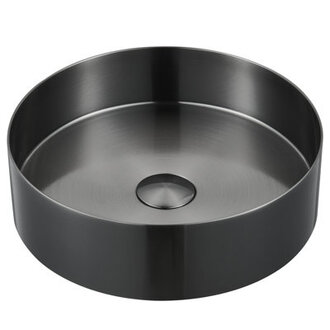 Karran Cinox 1425 Stainless Steel Circular Vessel Bathroom Sink