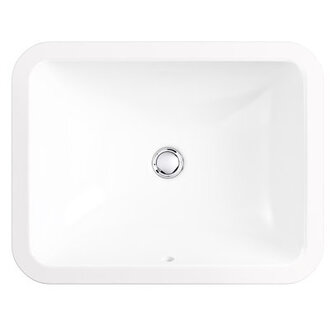 Caxton Kohler Rectangle 20-14 Undermount Bathroom Sink with Overflow