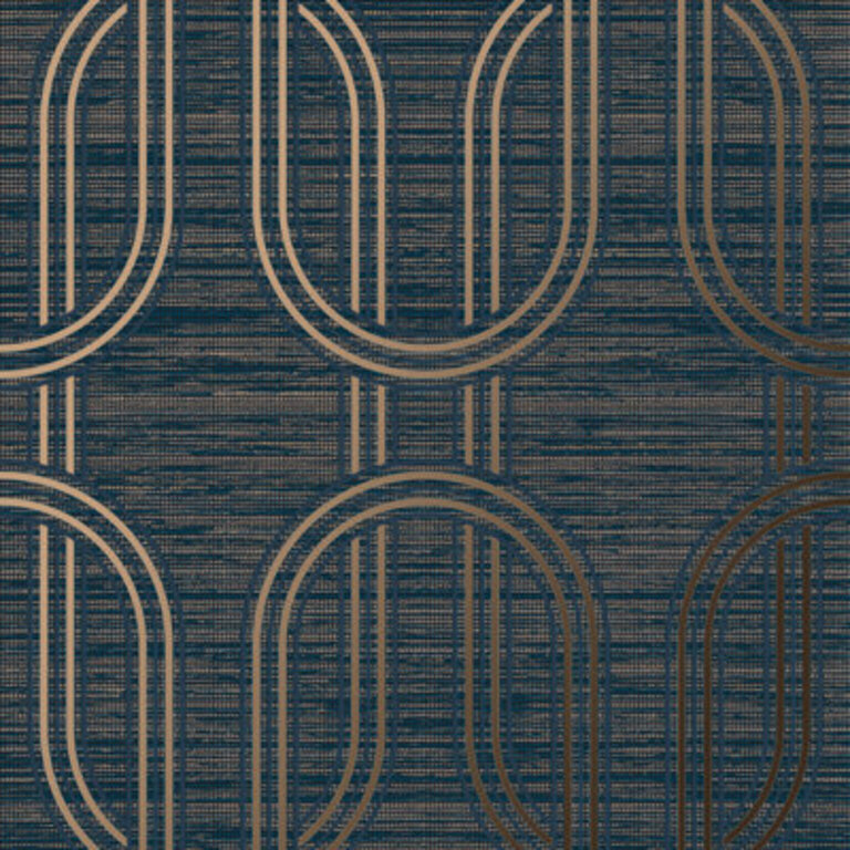 Sagers Indulgent Geo Onyx 33 L x 21 W Wallpaper Roll