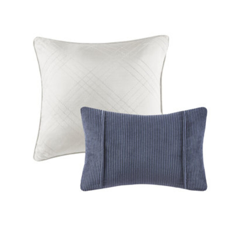 5 Piece Corduroy Comforter Set