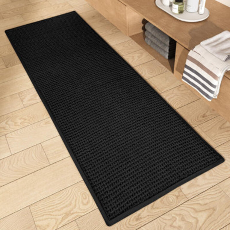 Idalee Bath Rug with Non-Slip Backing