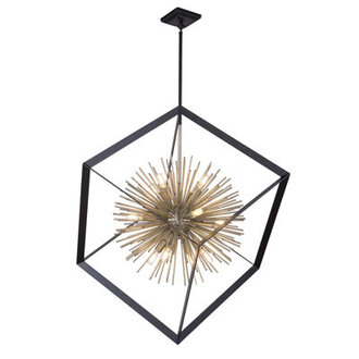 Neuber 12-Light Sputnik Geometric Chandelier