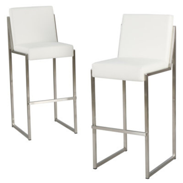 Marisol Upholstered Bar Stool with Metal Frame
