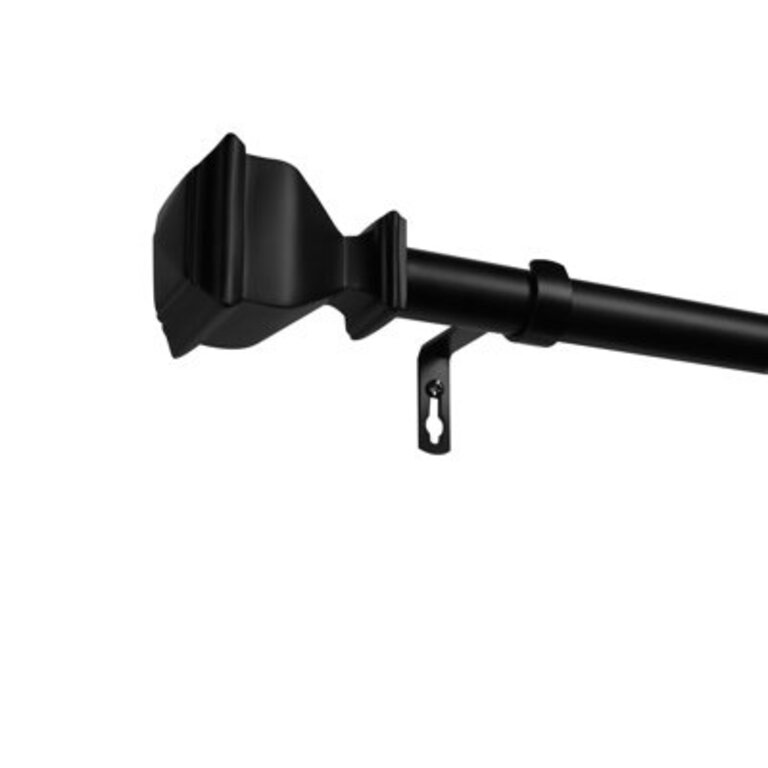 Exclusive Home Napoleon 1 Curtain Rod and Coordinating Finial Set