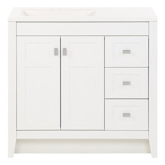 365 Single Bathroom Vanity With Cultured Marble Top