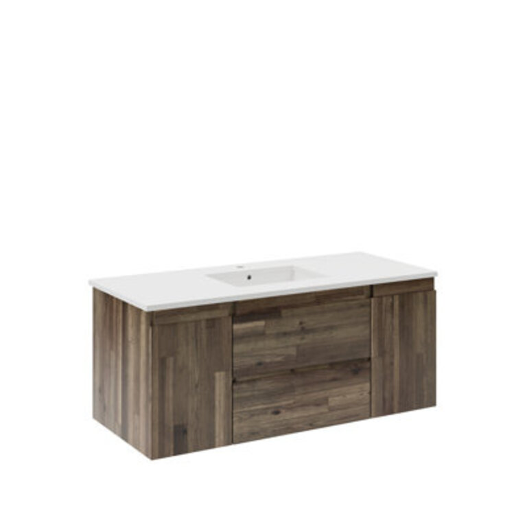 Fresca Formosa 48" Wall Mount Floating Single Bathroom Vanity Set with Top and Sink - Faucet Not Included