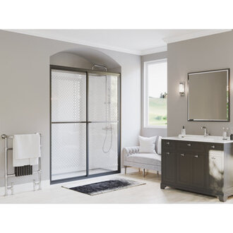 Paragon Series 45.5" W x 70.31" H Sliding Framed Shower Door