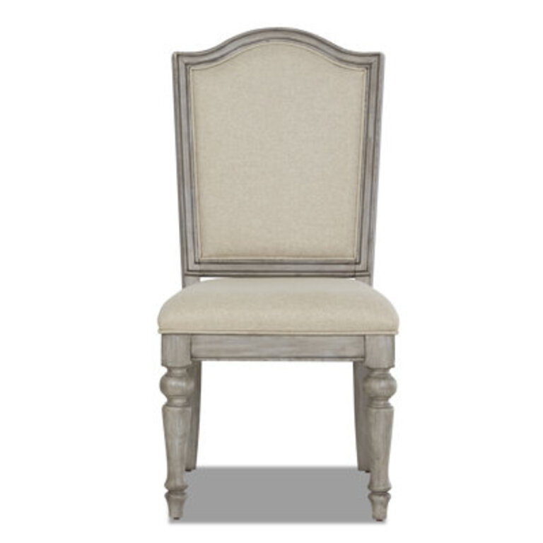 Murtagh Upholstered Side Chair in Aged Gray