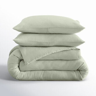 Felix Cotton Waffle Comforter Set
