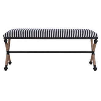 Milana Cotton Upholstered Bench