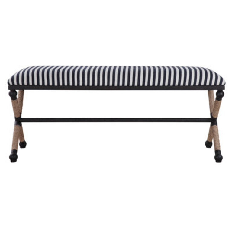 Milana Cotton Upholstered Bench